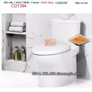 Bồn cầu 1 khối Caesar  chính hãng Caesar-CD1394