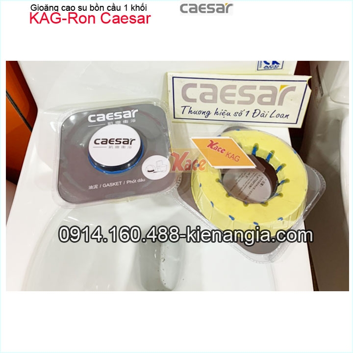 Gioăng cao su bồn cầu 1 khối Caear chính hãng  KAG-RONCaesar