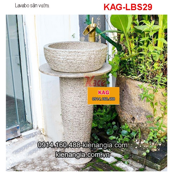 Chậu lavabo có chân đặt sàn KAG-LBS29