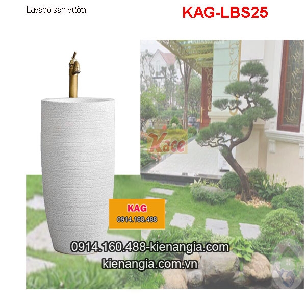 Chậu lavabo ĐẶT SÀN sân vườn KAG-LBS25