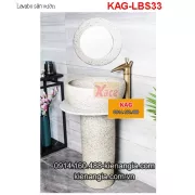 Chậu lavabo có chân đặt sàn sân vườn KAG-LBS33