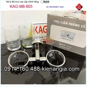 Kệ ly, bàn chải Inox BẢO M8-805