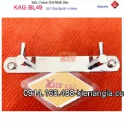 Móc I2,móc đinh 2,móc áo inox 304 Nhật bản KAG-BL49