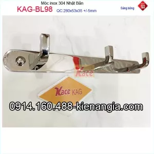 Móc 3,móc 3L inox Việt Nhật cao cấp KAG-BL98