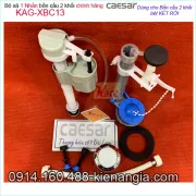 Bộ xả 1 NHẤN bồn cầu 2 khối CAESAR chính hãng KAG-XBC13 xả cầu CT1325-CT1338