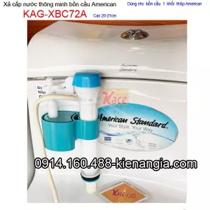 Xả cấp nước đa năng bồn cầu 1 khối American gạt,nhấn KAG-XBC72