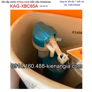 Xả cấp nước american bồn cầu 2 khối gạt,2 nhấn KAG-XBC65A