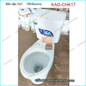 Bồn cầu GẠT Dolacera TRẮNG KAG-CHK17