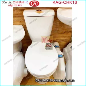 Bồn cầu 2 nhấn nắp rơi êm HC KAG-CHK18