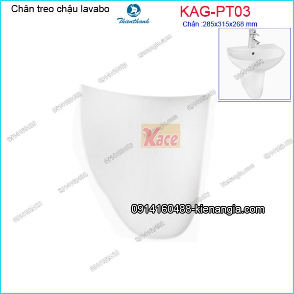 Chân treo lavabo Thiên Thanh  KAG-PT03