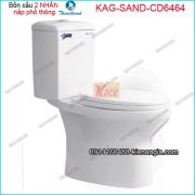 Bồn cầu 2 chế độ xả THIÊN THANH SAND-CD6464