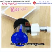 Van F inox 304 đen ON OFF KAG-VanF21