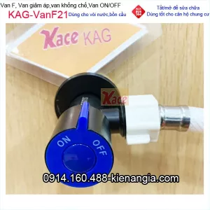 Van F inox 304 đen ON OFF KAG-VanF21