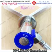 Van F inox 304 ON OFF KAG-VanF23