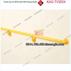 Thanh tay vịn hành lang,lối đi  inox bọc nhựa ABS kháng khuẩn KAG-TV2024