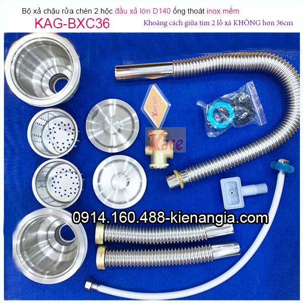 KAG-BXC36-Bo-xa-Chau-rua-chen-2-hoc-vuong-inox-to-D140-Ong-inox-mem-KAG-BXC36-6