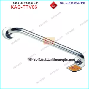 Thanh tay vịn inox an toàn dài 932 mm KAG-TTV06