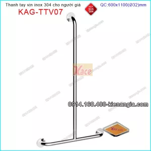 Thanh tay vịn inox an toàn người già KAG-TTV07