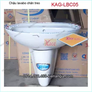 Chậu lavabo chân treo KAG-LBC05