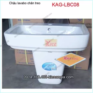 Chậu lavabo chân treo KAG-LBC08