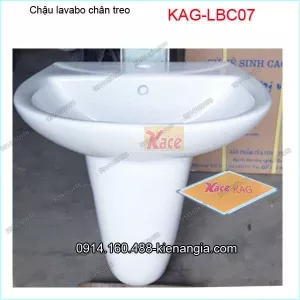 Chậu lavabo chân treo KAG-LBC07