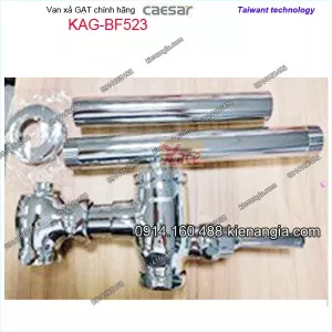 Van xả gạt bàn cầu xổm,bệt cụt,treo tường cao cấp CAESAR BF523 (  BF446 cũ)