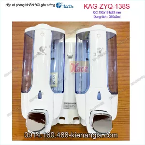 Hộp Nhấn xà phòng đôi Xinda  KAG-ZYQ-138S