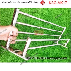 Giá treo khăn 2 tầng phòng tắm KAG-MK17