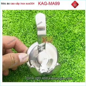 Móc 3 inox sus304 cao cấp sáng bóng KAG-MA99