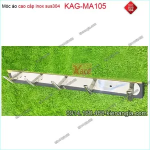 Móc 5 inox sus304 cao cấp sáng bóng KAG-MA105