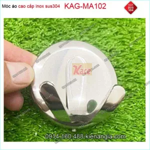 Móc đôi inox sus304 cao cấp sáng bóng KAG-MA102