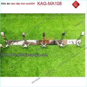 Móc 5 inox sus304 cao cấp sáng bóng KAG-MA108