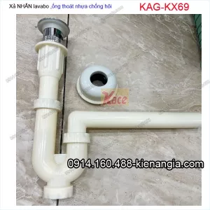 Xả  nhấn chậu lavabo co nhựa chống hôi KAG-KX69