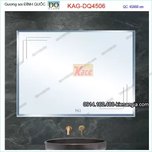 Gương soi  ngang Đình Quốc DQ 45X60 cm KAG-DQ4506