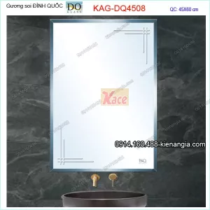 Gương soi  phòng tắm Đình Quốc DQ 45X60 cm KAG-DQ4508