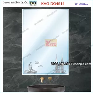 Gương soi  phòng tắm Đình Quốc DQ 45X60 cm KAG-DQ4514