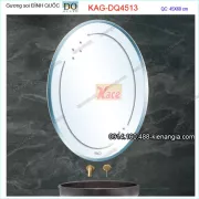 Gương soi Oval Đình Quốc DQ 45X60 cm KAG-DQ4513