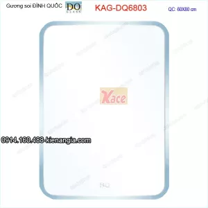 Gương soi phòng tắm 60x80 cm Đình Quốc KAG-DQ6803