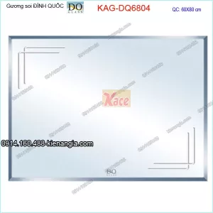 Gương soi phòng tắm 60x80 cm Đình Quốc KAG-DQ6804