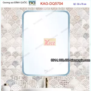 Gương soi Đình Quốc 50x70cm KAG-DQ5704