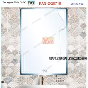 Gương soi Đình Quốc 50x70cm KAG-DQ5710
