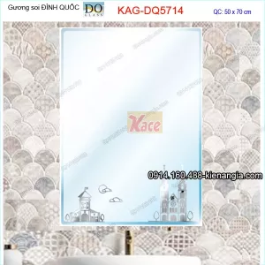 Gương soi Đình Quốc 50x70cm KAG-DQ5714