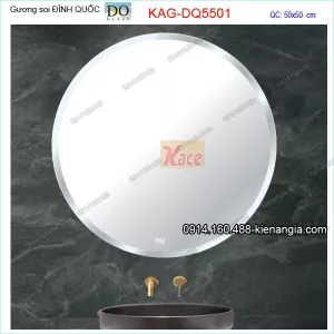 Gương soi Đình Quốc ,gương tròn phòng tắm 50cm KAG-DQ5501