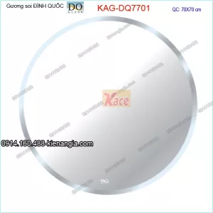 Gương soi Đình Quốc ,gương tròn phòng tắm 70cm KAG-DQ7701