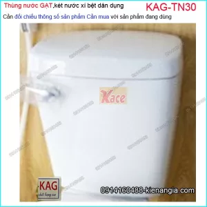 Thùng nước GẠT,két nước xí bệt bồn cầu dân dụng KAG-TN30
