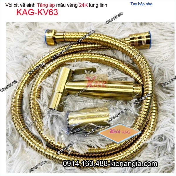 VÒI VỆ SINH MÀU VÀNG 24K