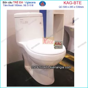 Bồn cầu trẻ em liền khối VIGLACERA KAG-BTE