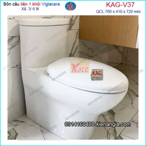 Bồn cầu 1 khối nano VIGLACERA V37