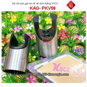 Gác vòi sen,gá vòi xịt TRÒN inox sus304 KAG-PKV59