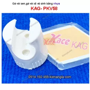 Gá vòi sen,gác vòi xịt TRÒN nhựa KAG-PKV58
